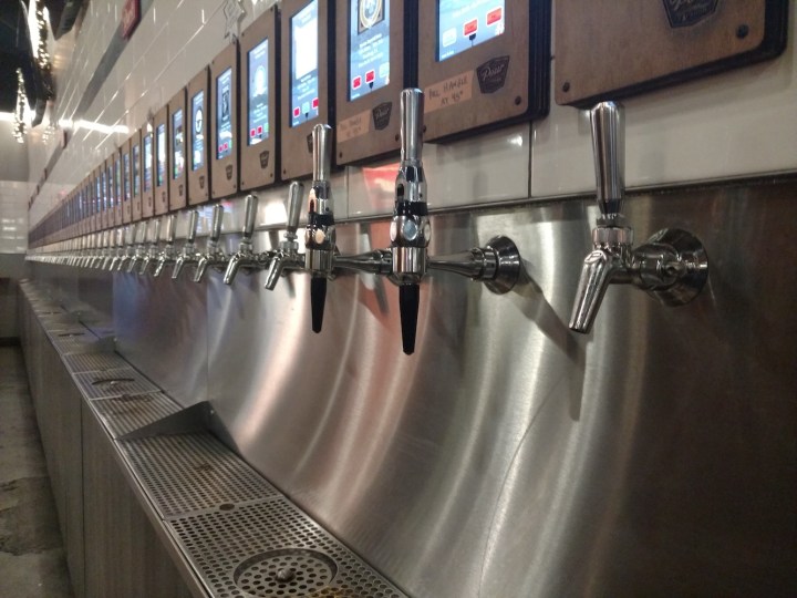 taps at pour